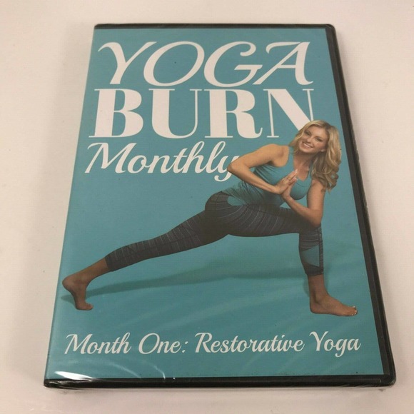 NEW Yoga Burn Monthly, Month One: Restorative 4-DVD Fitness Workout Set - Picture 1 of 2